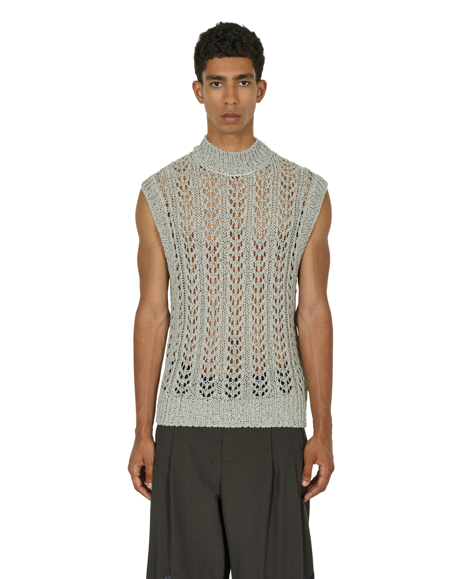 _J.L-A.L_ Redos Knitted Vest J277373-S-Grey