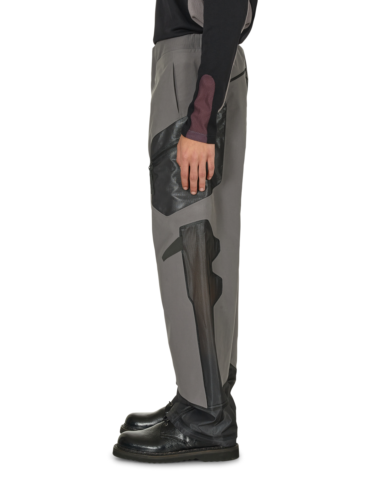 美品　AP STUDIO GRAY LAYERED PANTS　38 26472075_57507794_600.jpg