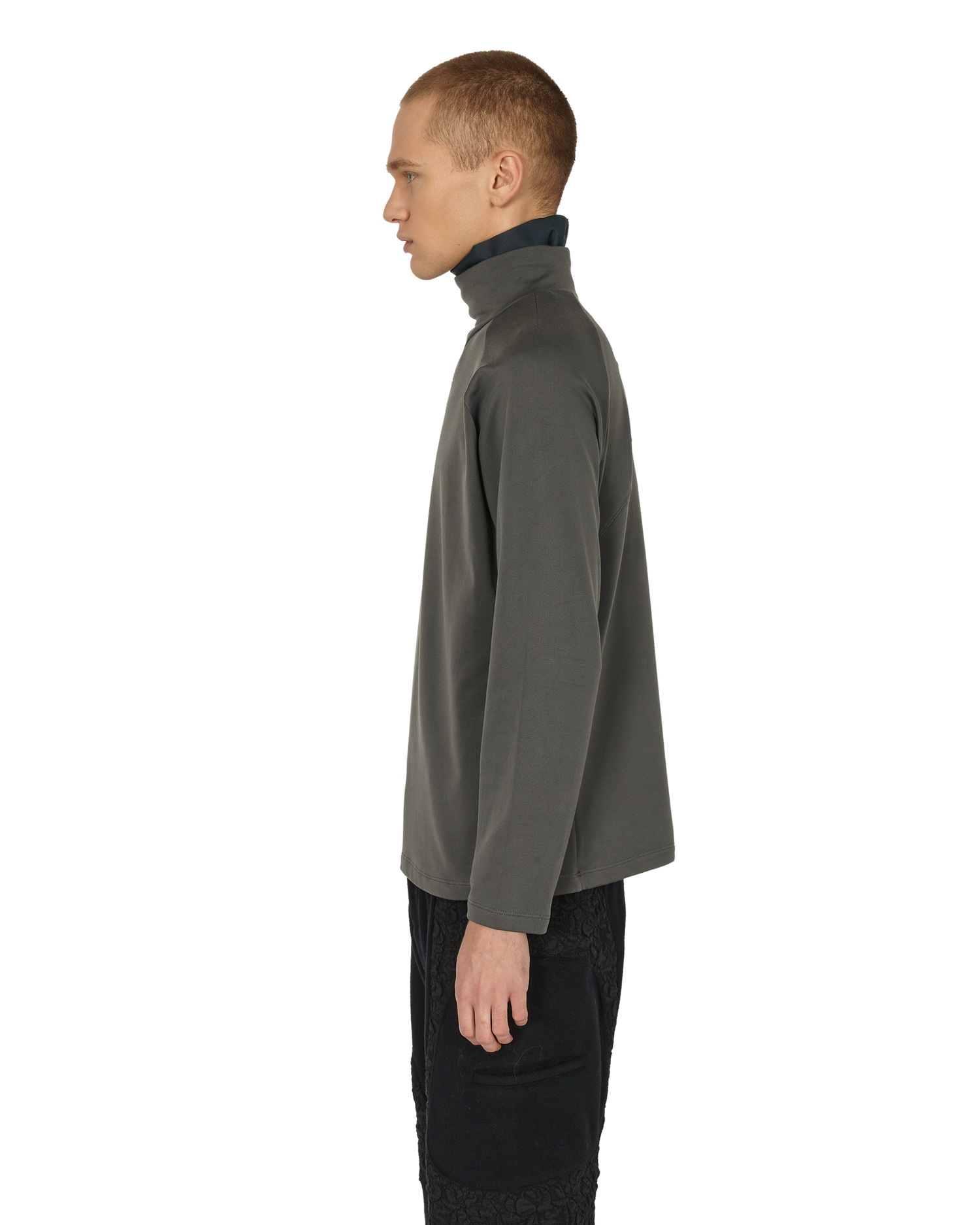 _J.L-A.L_ Neck Gathor Long Sleeve J268723-S-Black