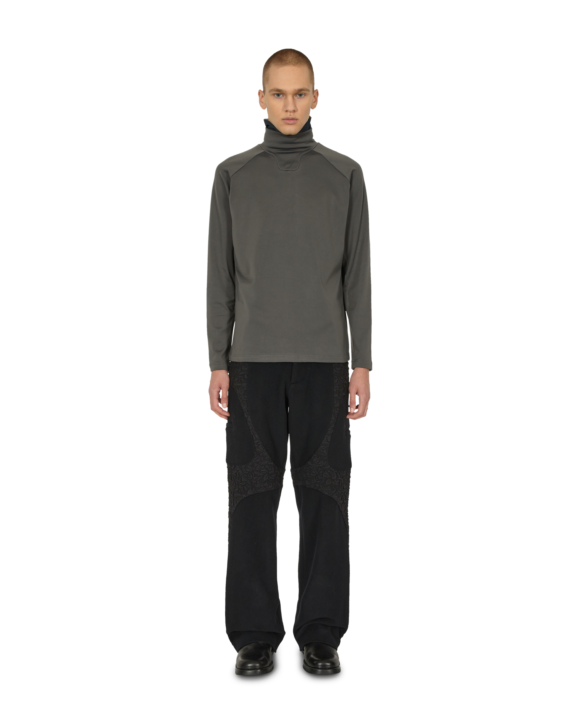 Neck Gathor Long Sleeve