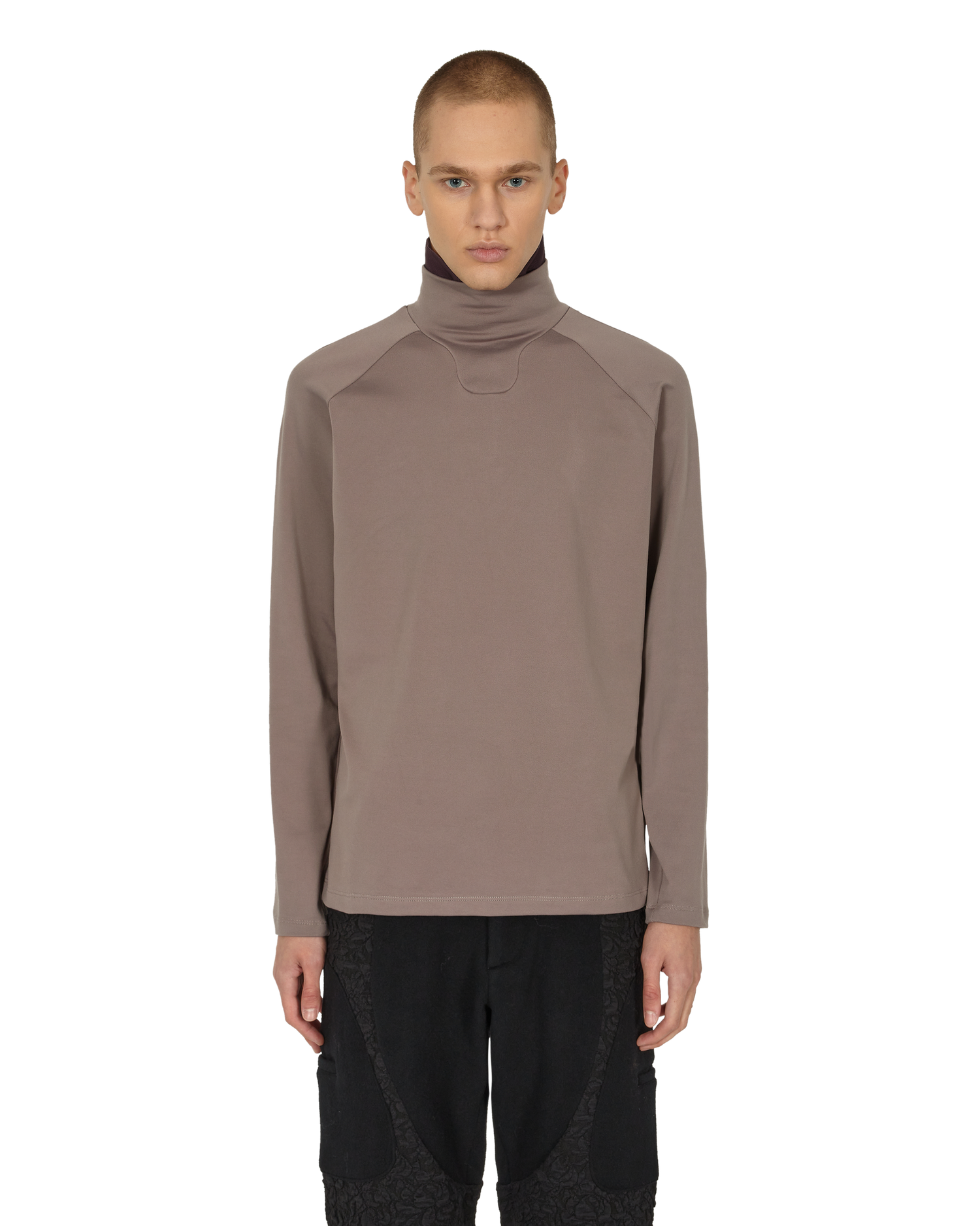 _J.L-A.L_ Neck Gathor Long Sleeve J268724-S-Grey