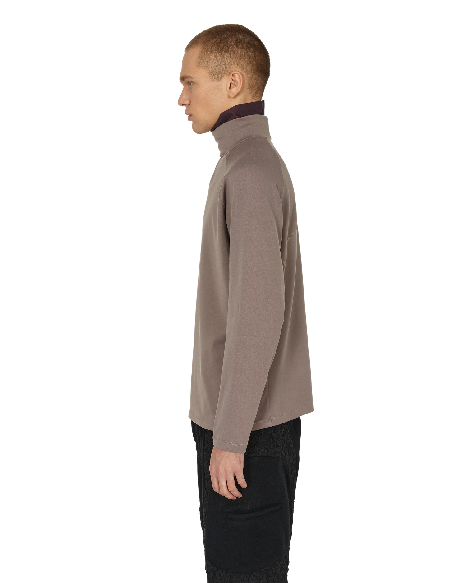 _J.L-A.L_ Neck Gathor Long Sleeve J268724-S-Grey