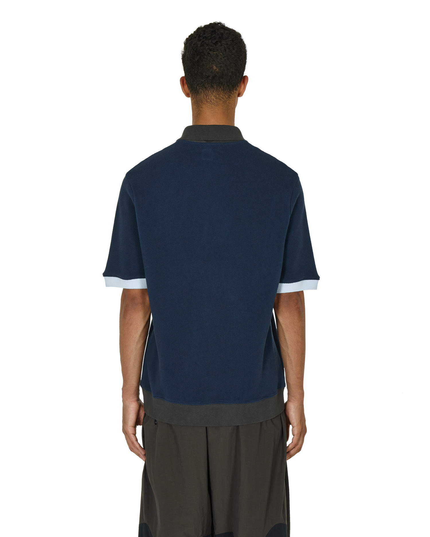 _J.L - A.L_ Double Collar Polo J277394-L-Blue