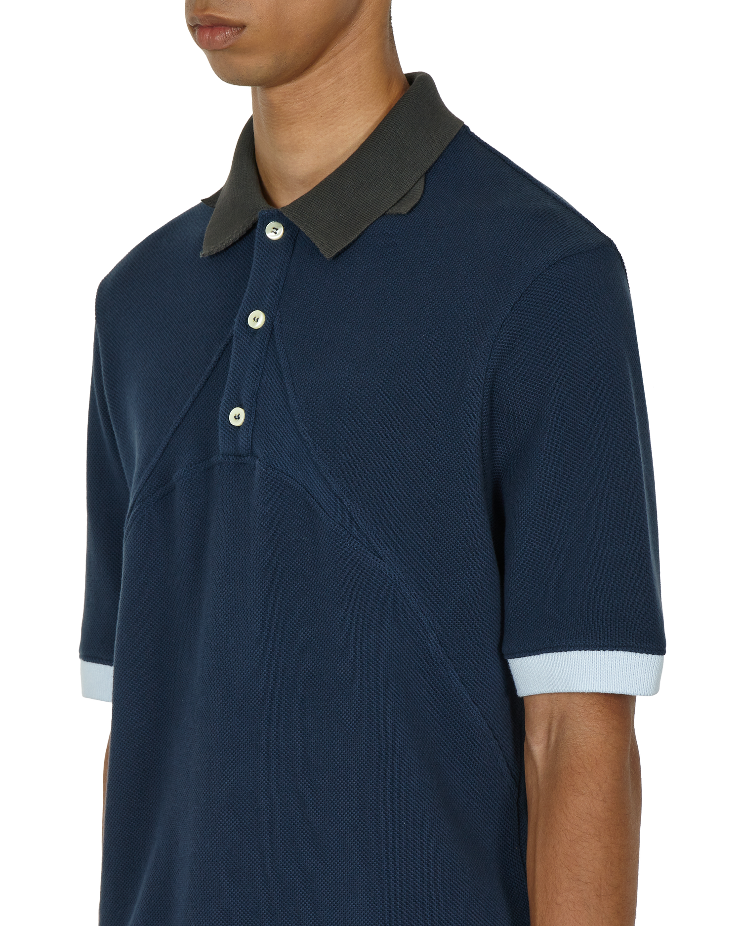 _J.L - A.L_ Double Collar Polo J277394-L-Blue