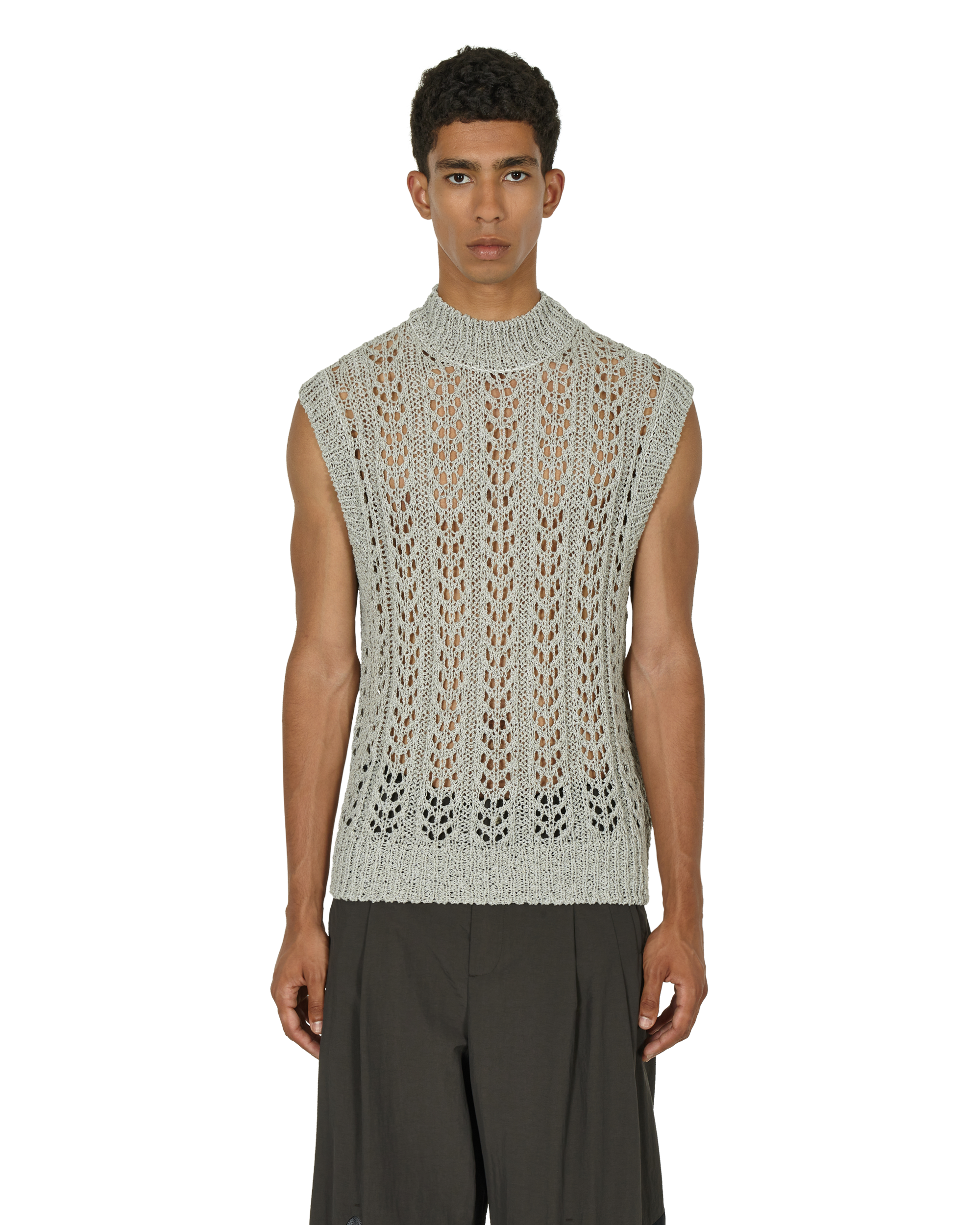 _J.L-A.L_ Redos Knitted Vest J277373-S-Grey