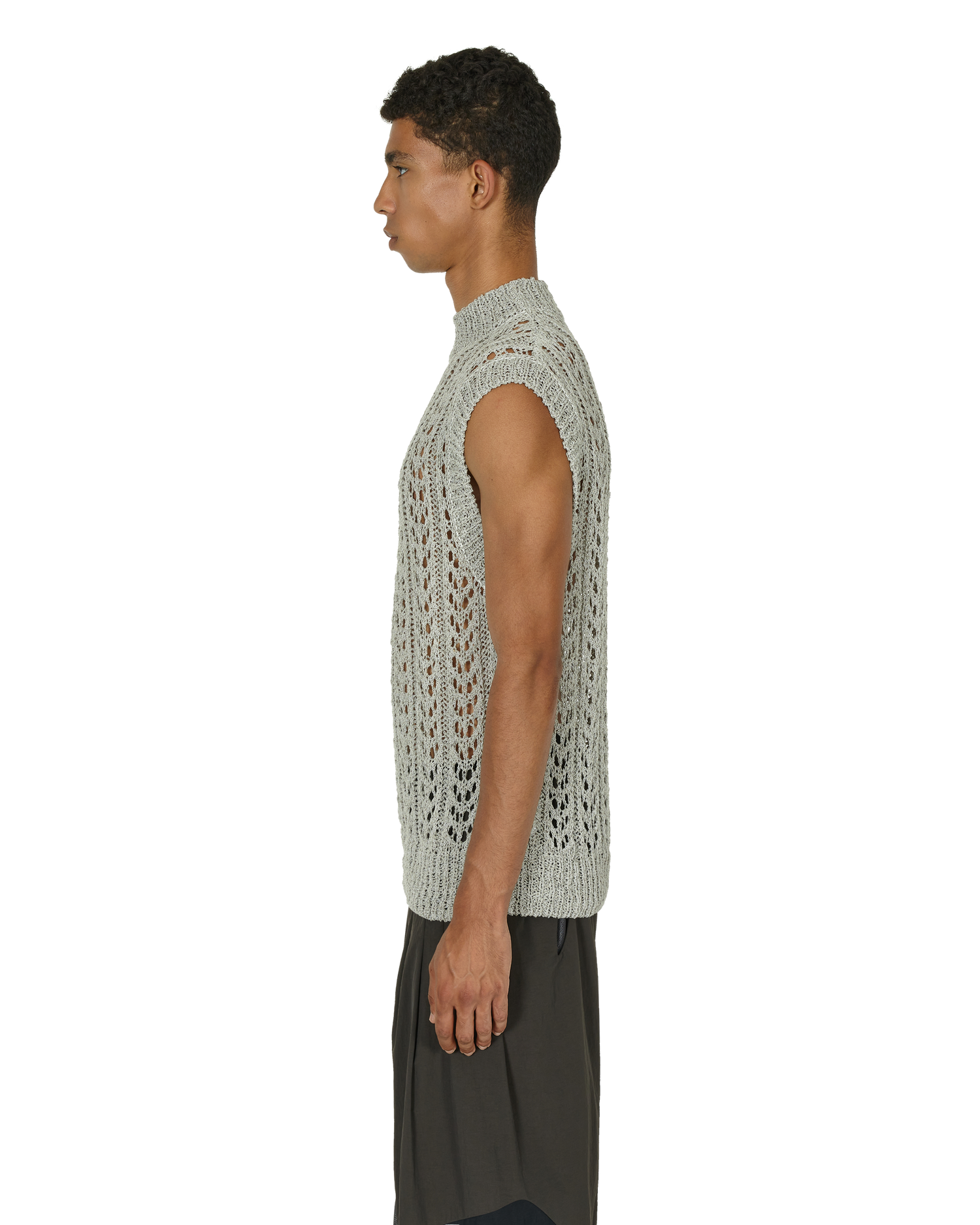 _J.L-A.L_ Redos Knitted Vest J277373-S-Grey