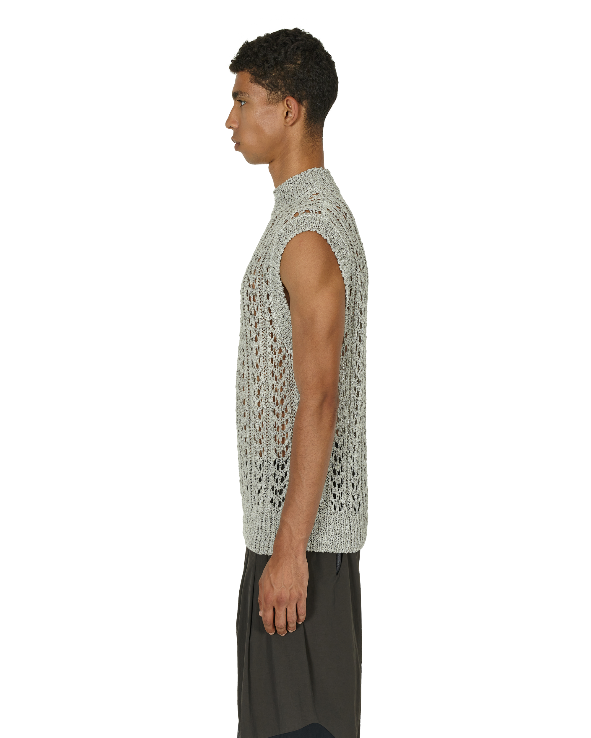 _J.L-A.L_ Redos Knitted Vest J277373-S-Grey