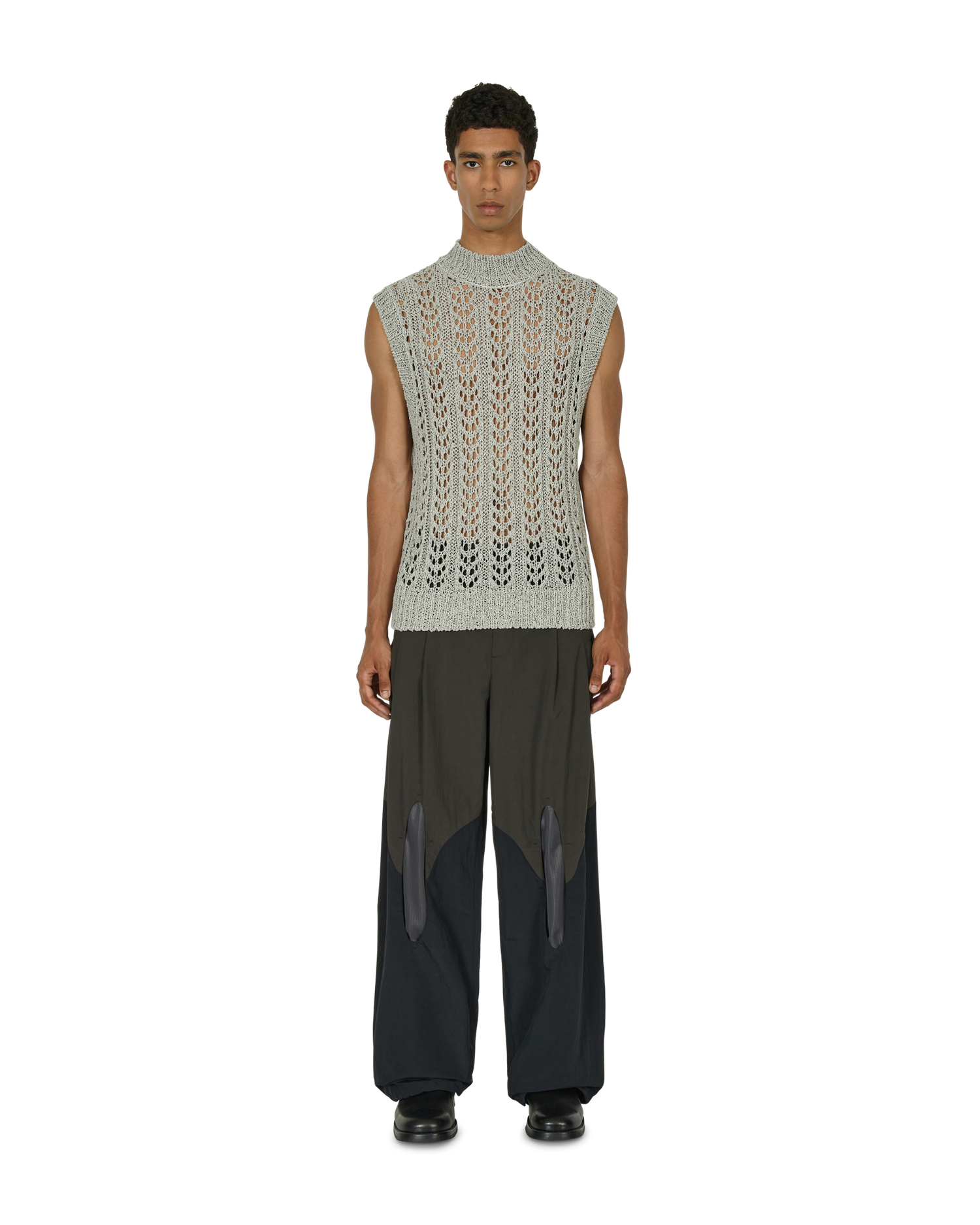 _J.L-A.L_ Redos Knitted Vest J277373-S-Grey