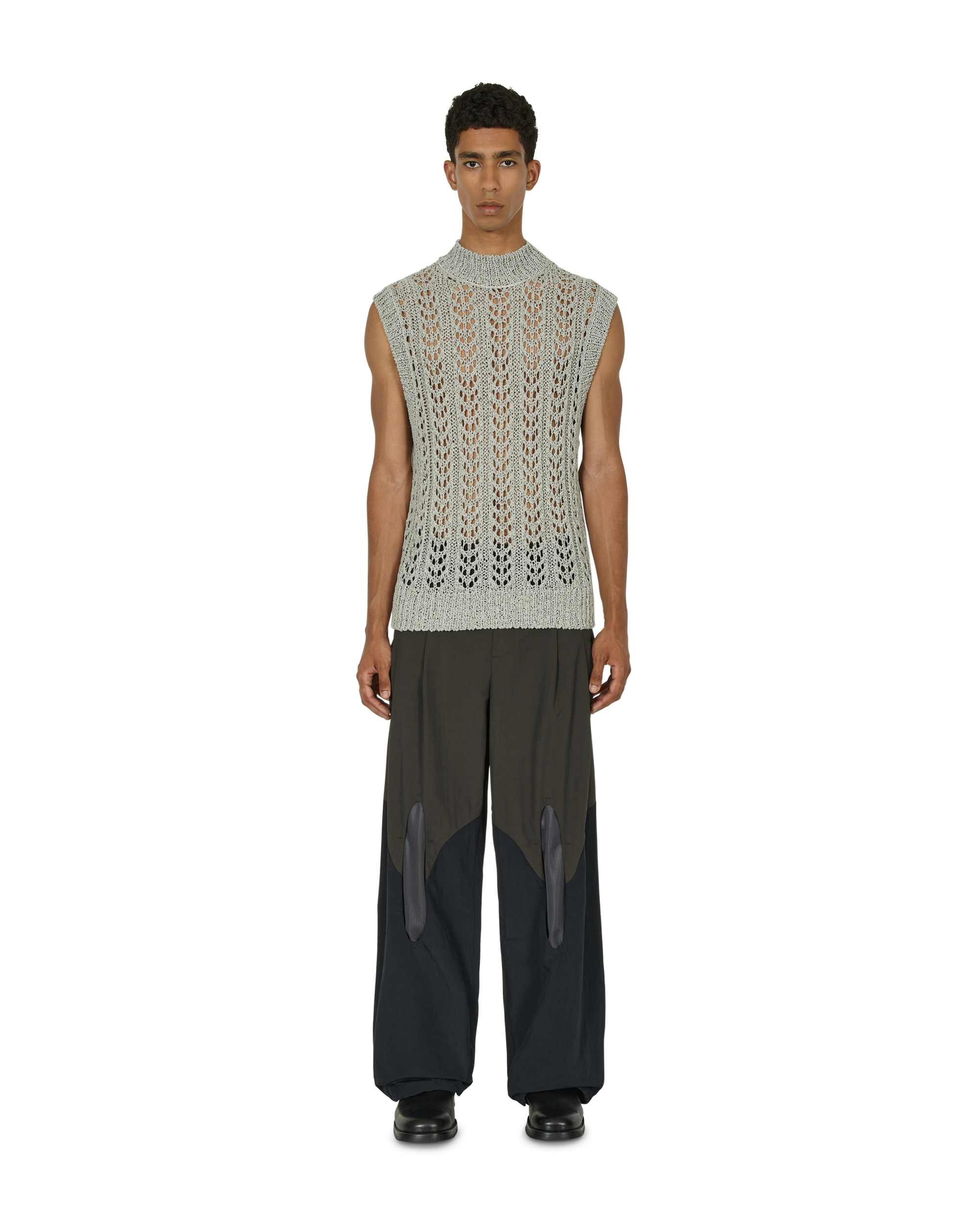 _J.L-A.L_ Redos Knitted Vest J277373-S-Grey