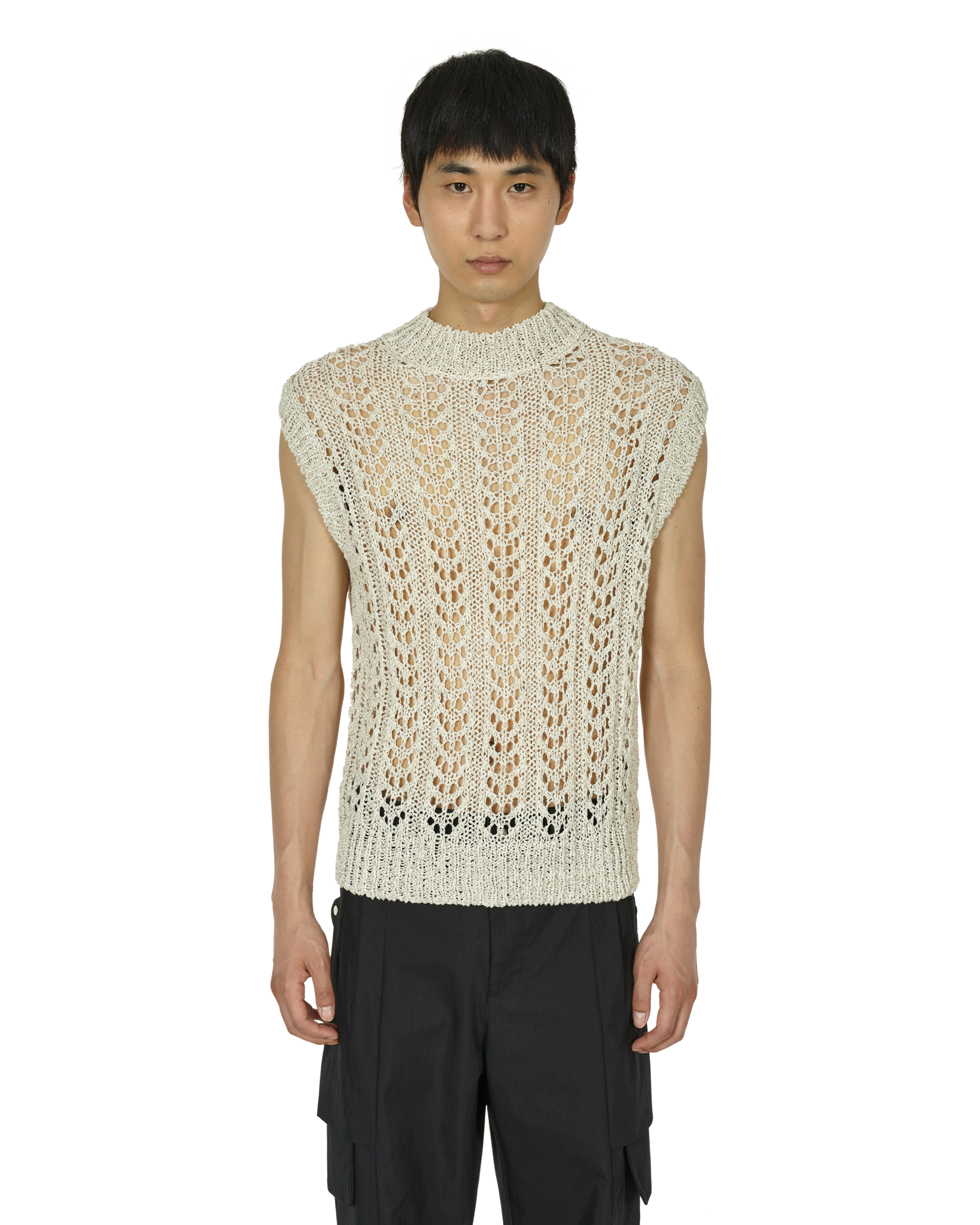 _J.L-A.L_ Redos Knitted Vest J277374-S-Yellow