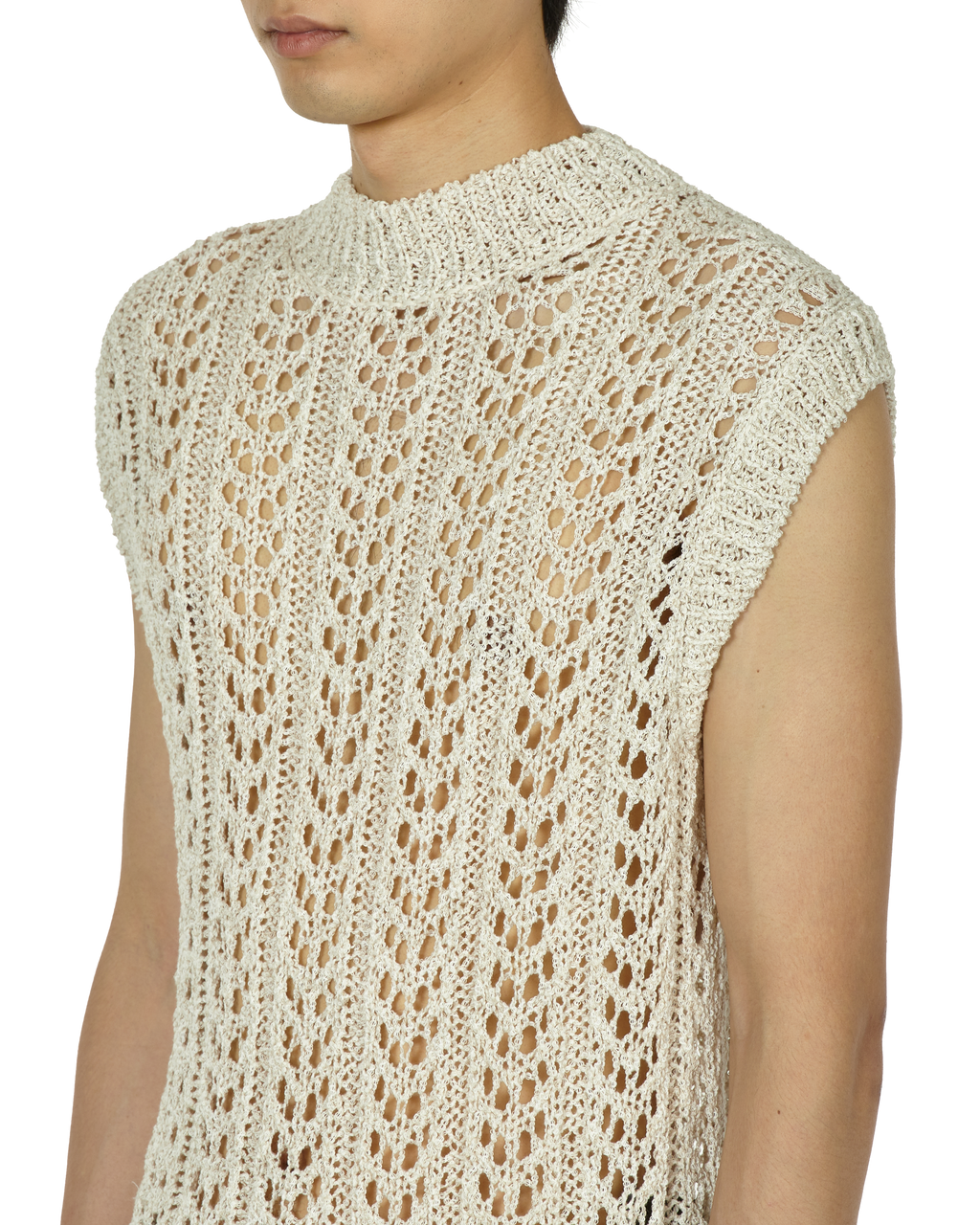 _J.L - A.L_ Redos Knitted Vest J277374-S-Yellow