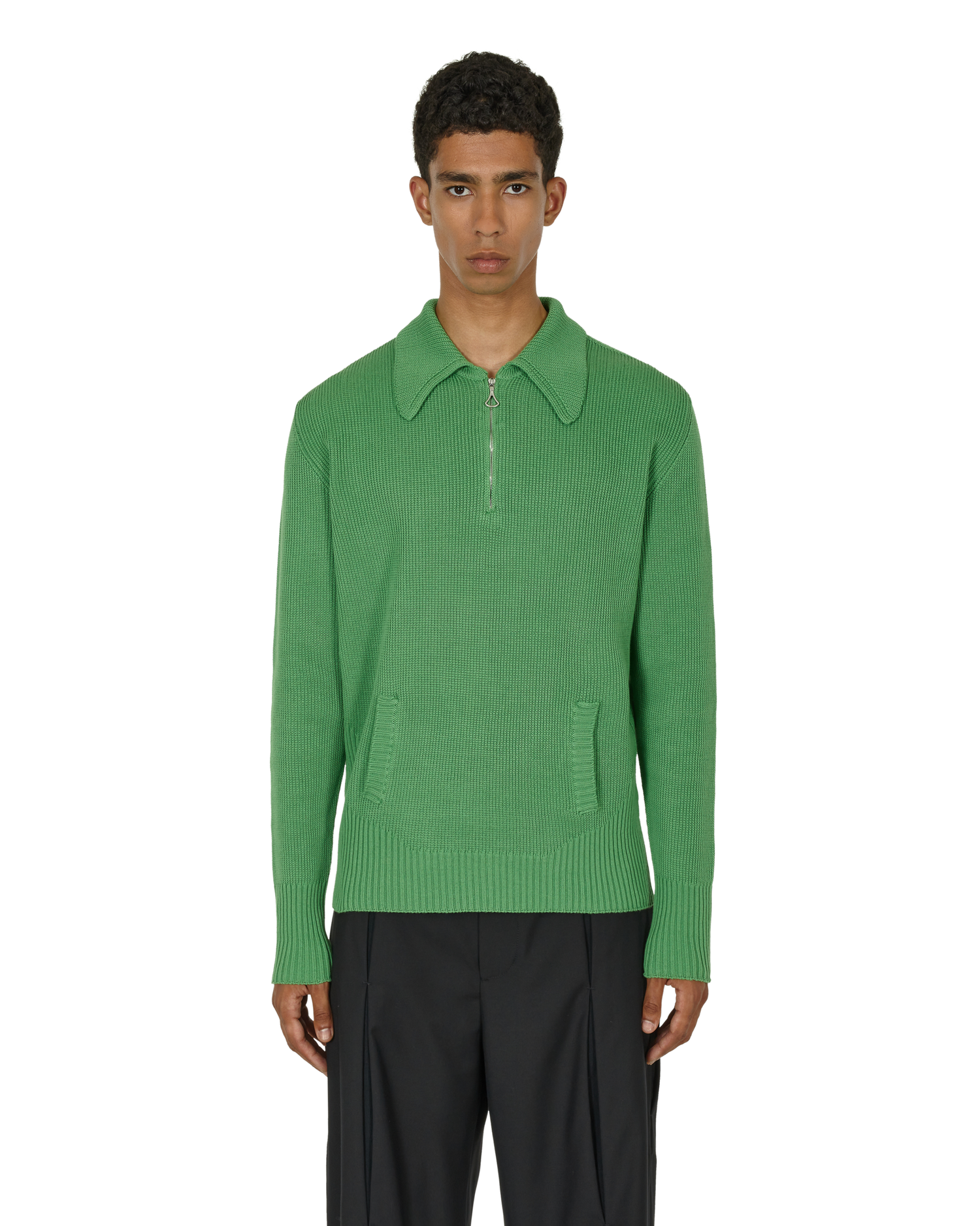 _J.L-A.L_ Lancet Zipped Sweater J277370-S-Green