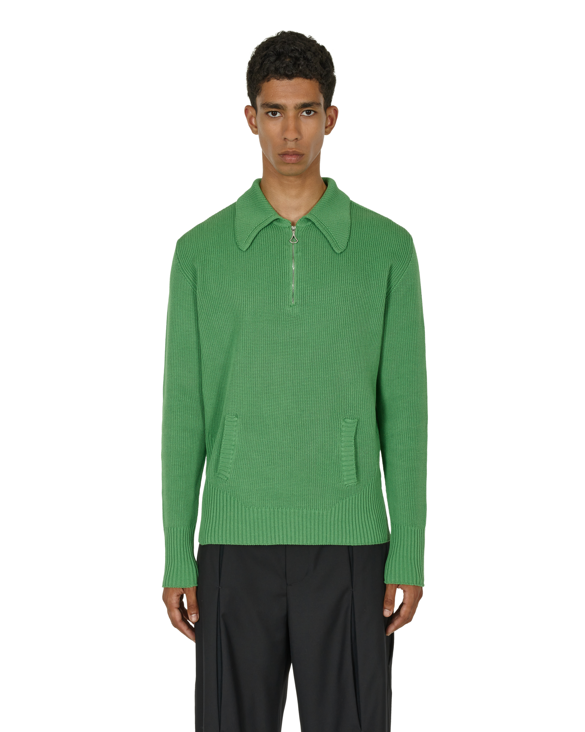 _J.L-A.L_ Lancet Zipped Sweater J277370-S-Green