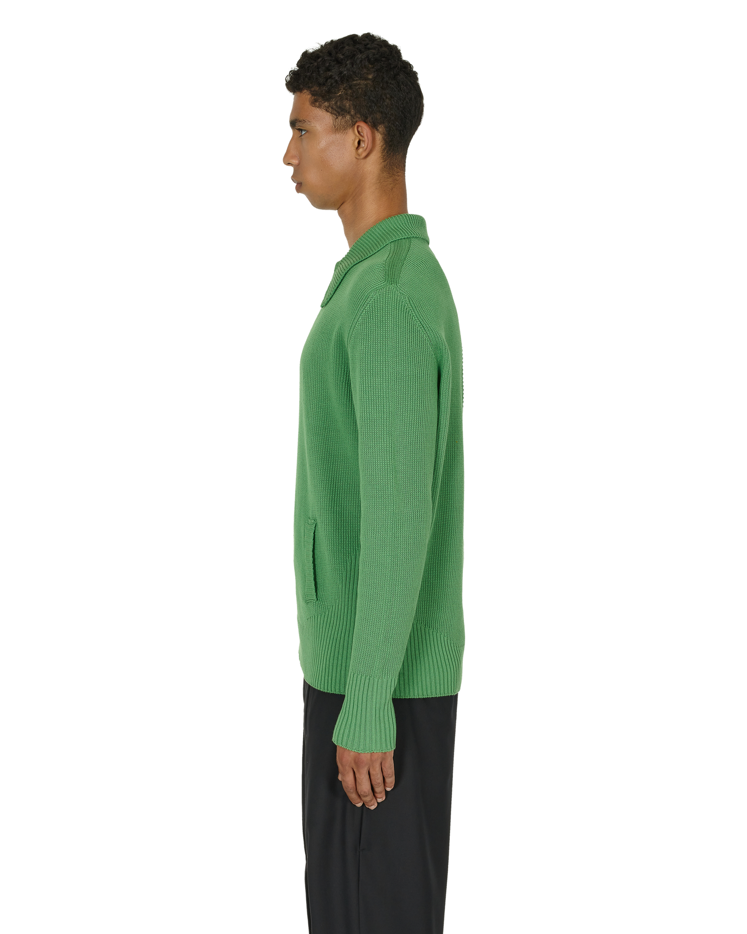 _J.L-A.L_ Lancet Zipped Sweater J277370-S-Green