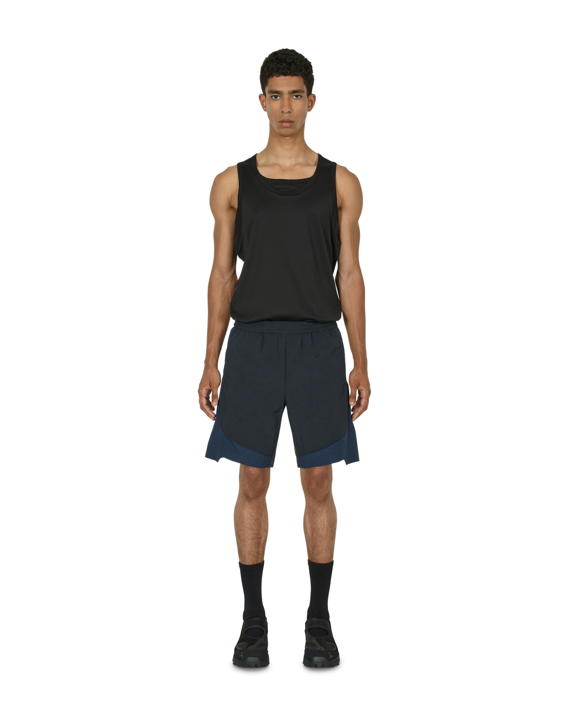 y*様 J.L-A.L Nylon Short Black x Dark Blu Nylon Short Black Dark Blue – _J.L-A.L_