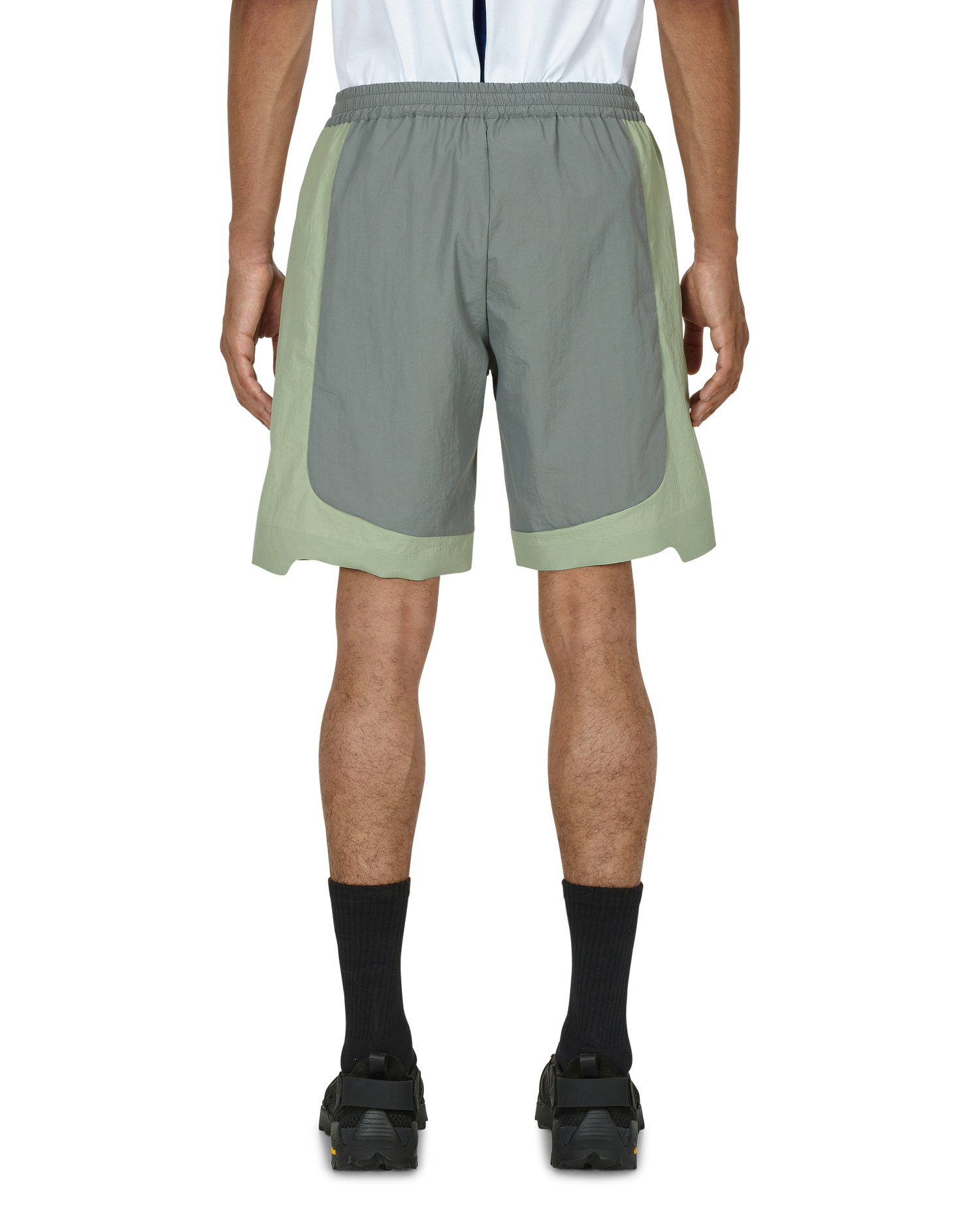 Nylon Short Grey-Green – _J.L-A.L_
