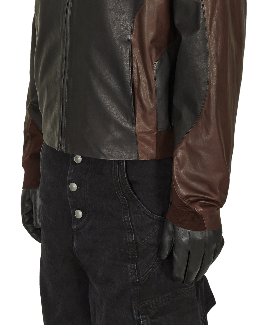 _J.L - A.L_ Leather Minno Jacket J294559-M-Multicolor