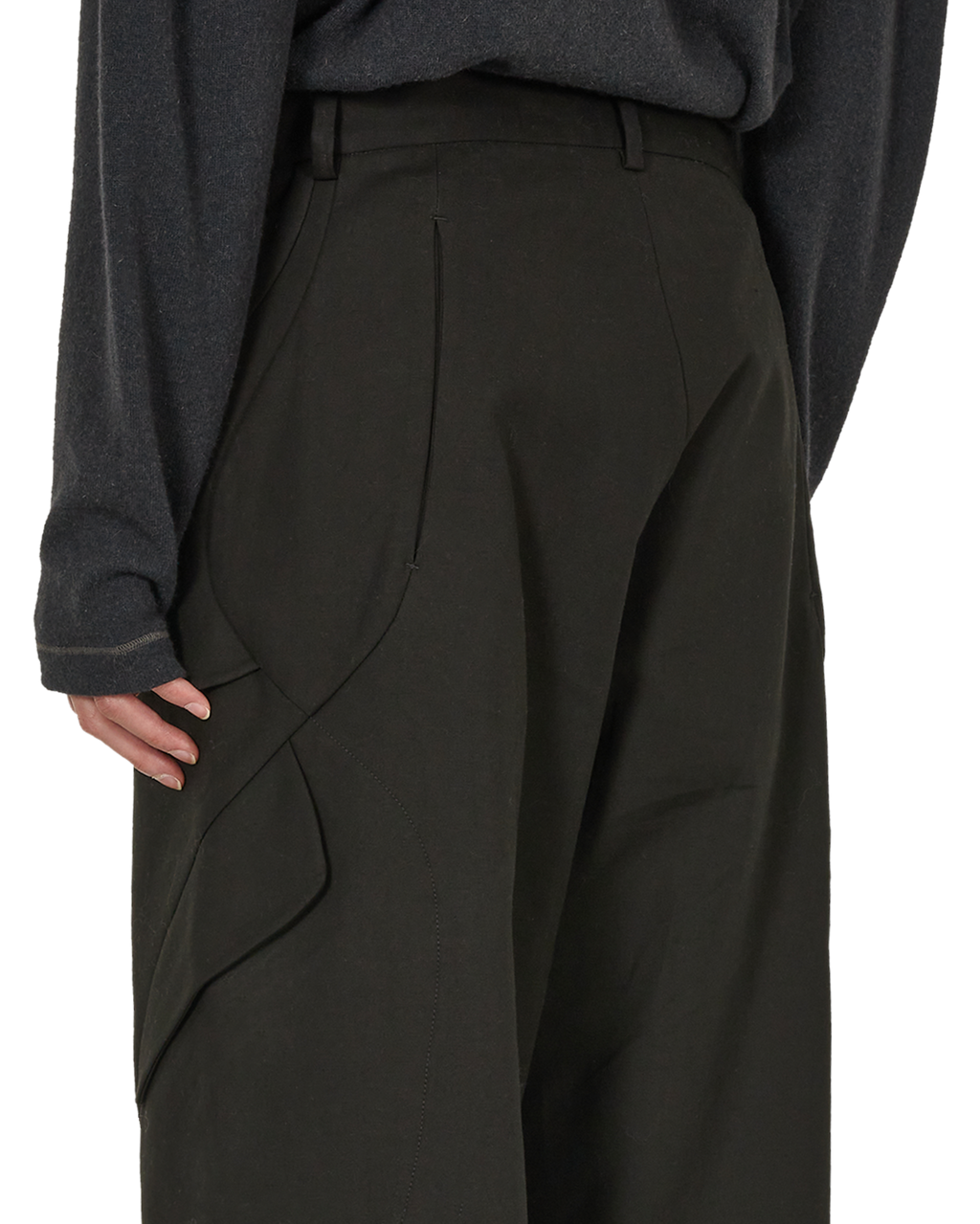 _J.L - A.L_ Brace Trousers J294555-S-Black