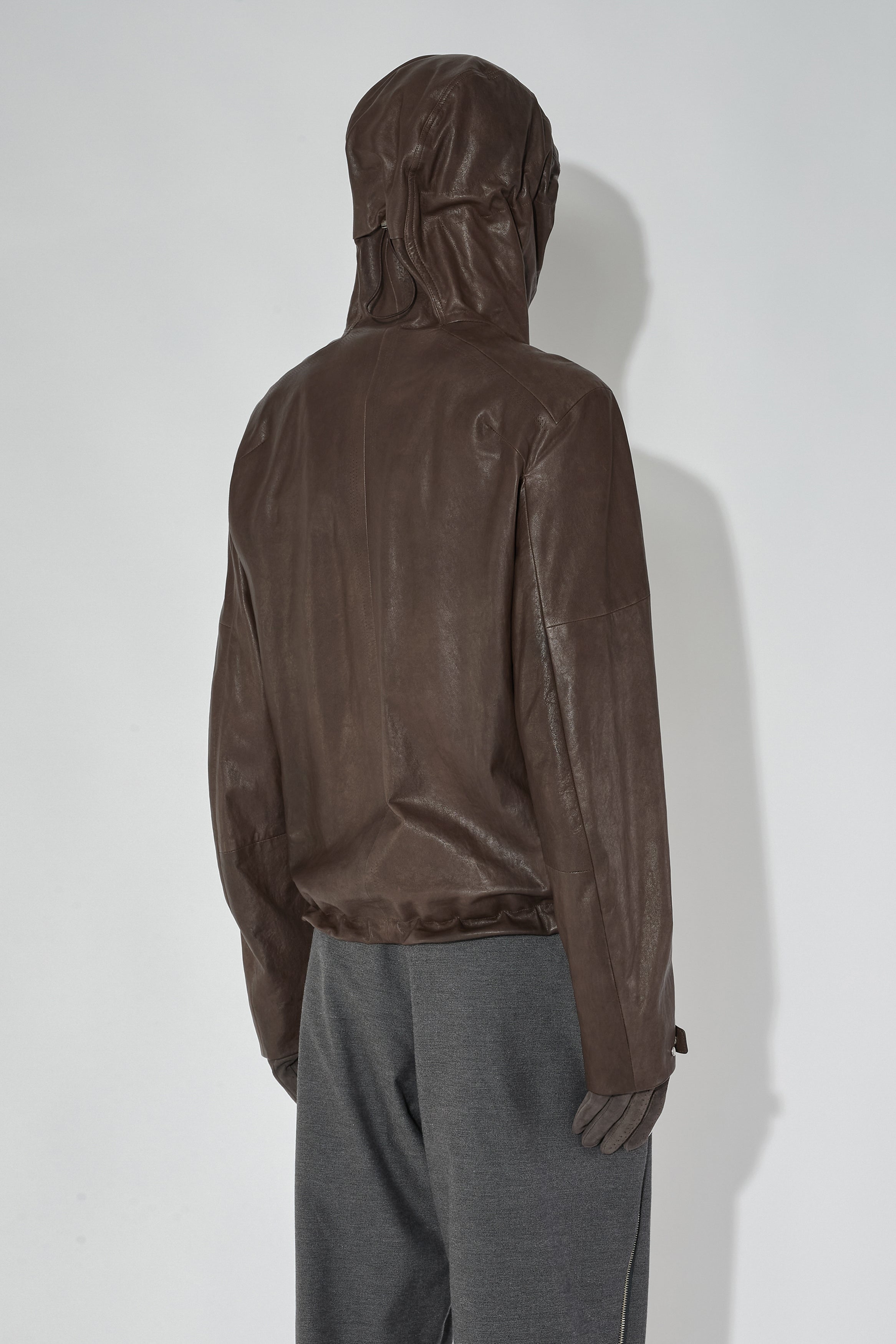 Leather Eon Jacket Bedrock Grey – _J.L-A.L_