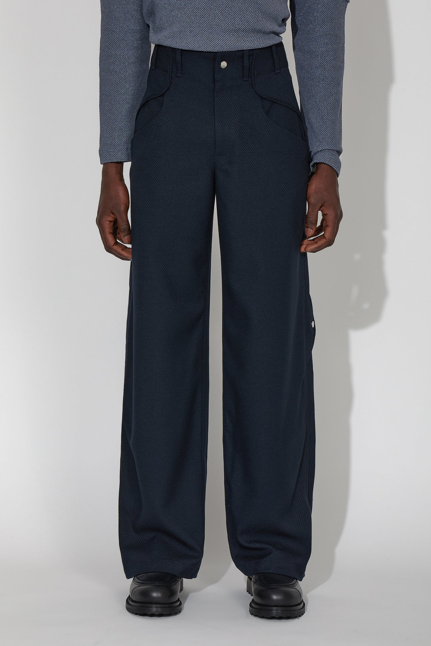 _J.L - A.L_ Permian Trousers J300578-M-Blue