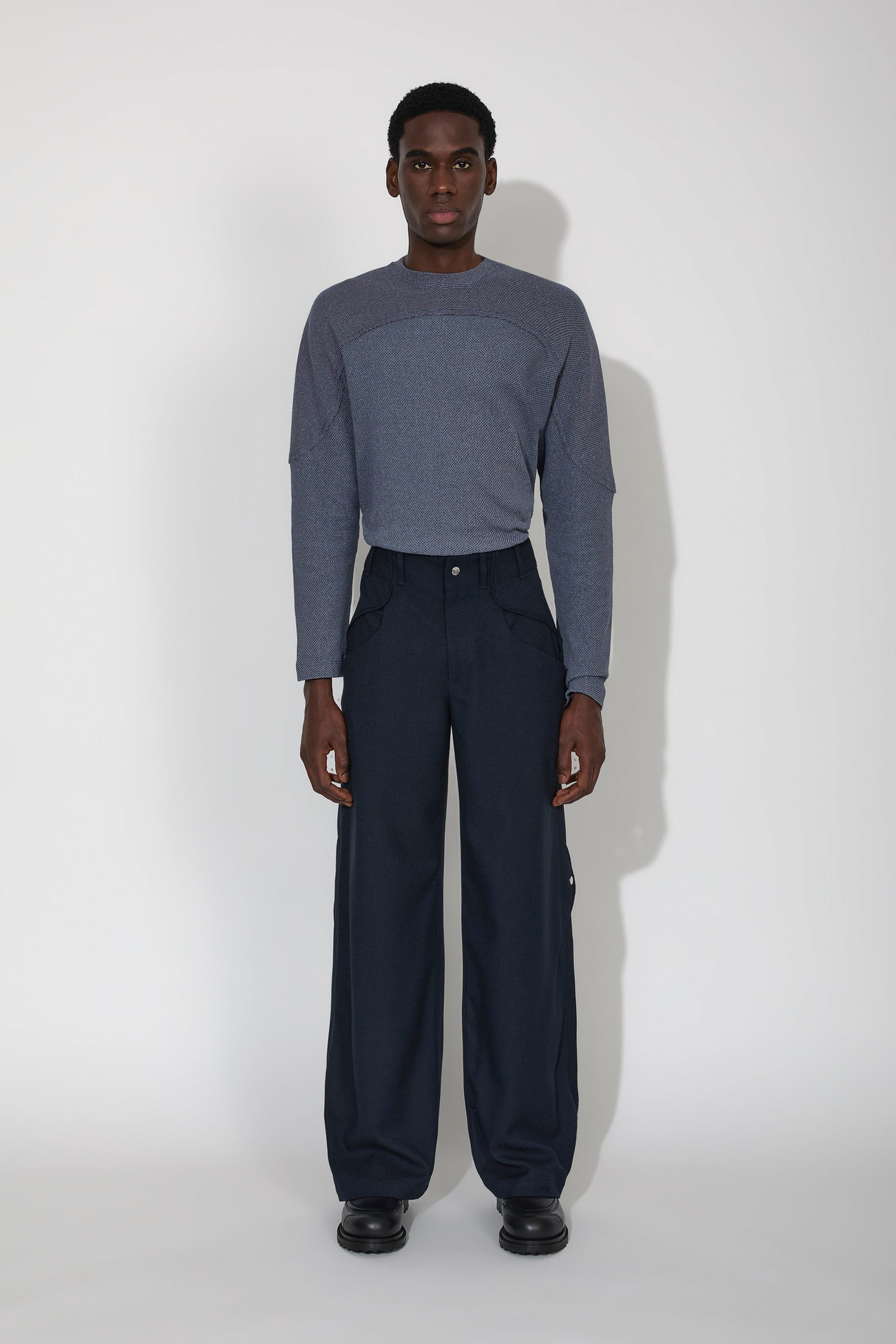 _J.L - A.L_ Permian Trousers J300578-M-Blue