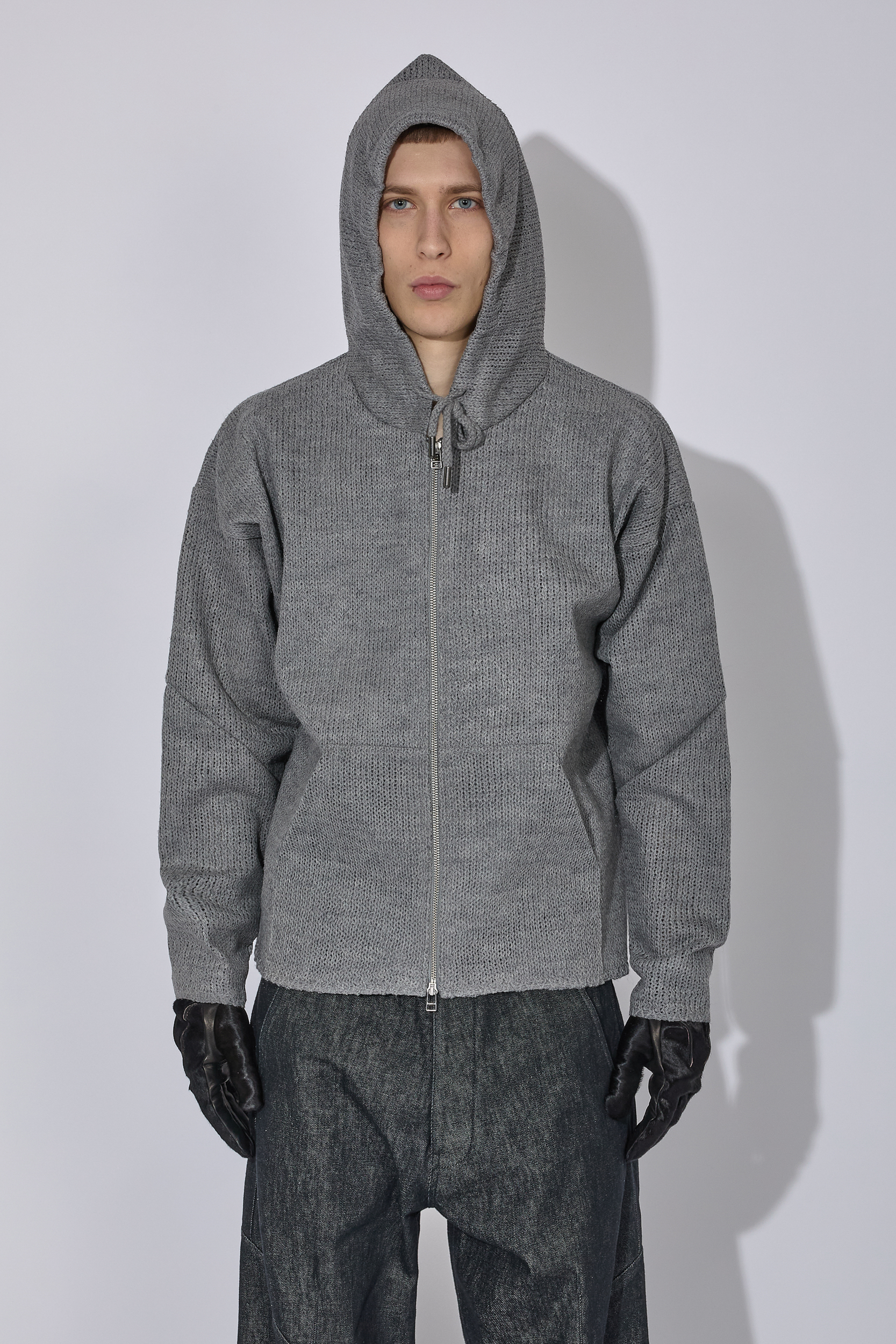 _J.L-A.L_ Cristal Hoodie J315778-M-Grey