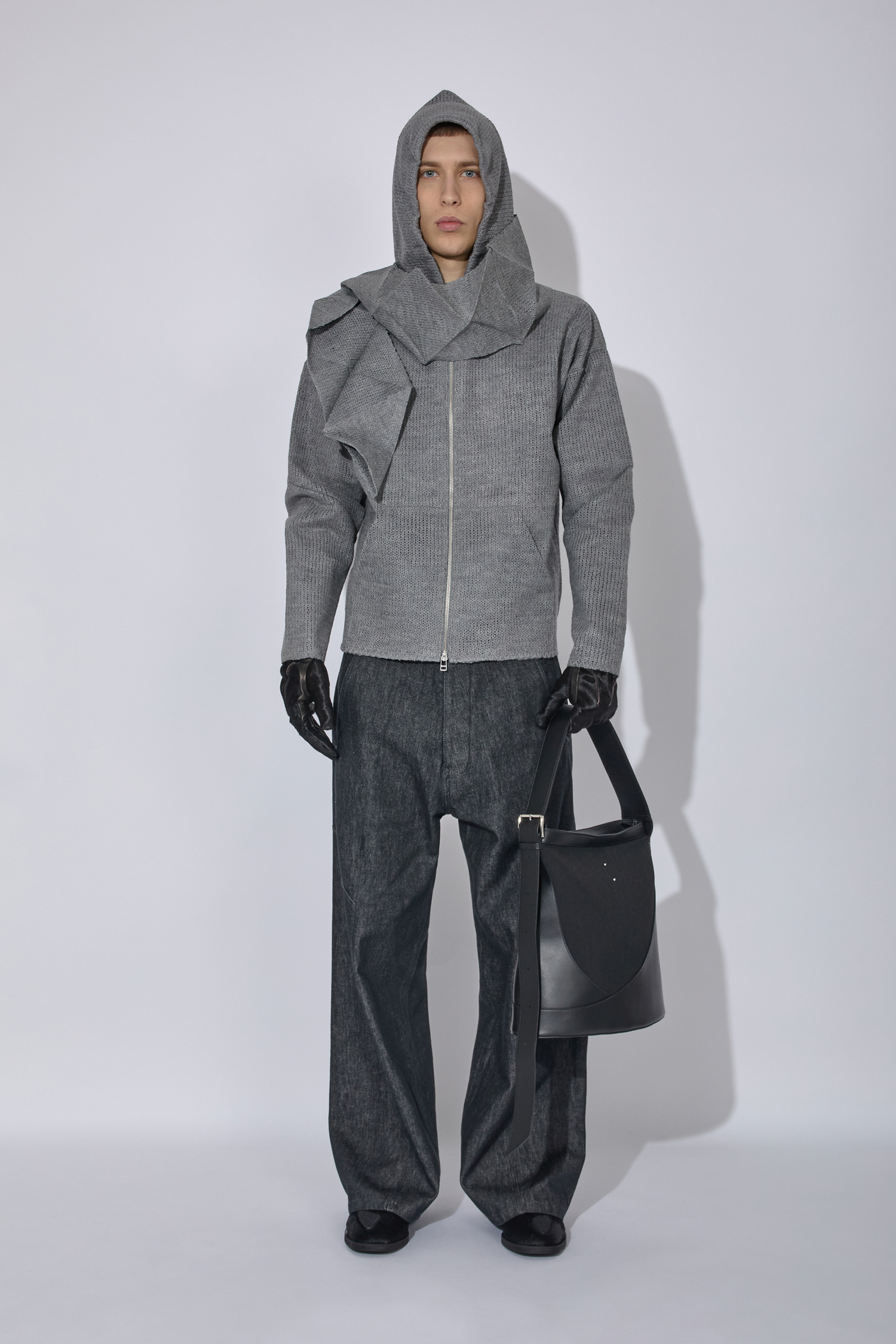 _J.L - A.L_ Cristal Hoodie J315778-M-Grey