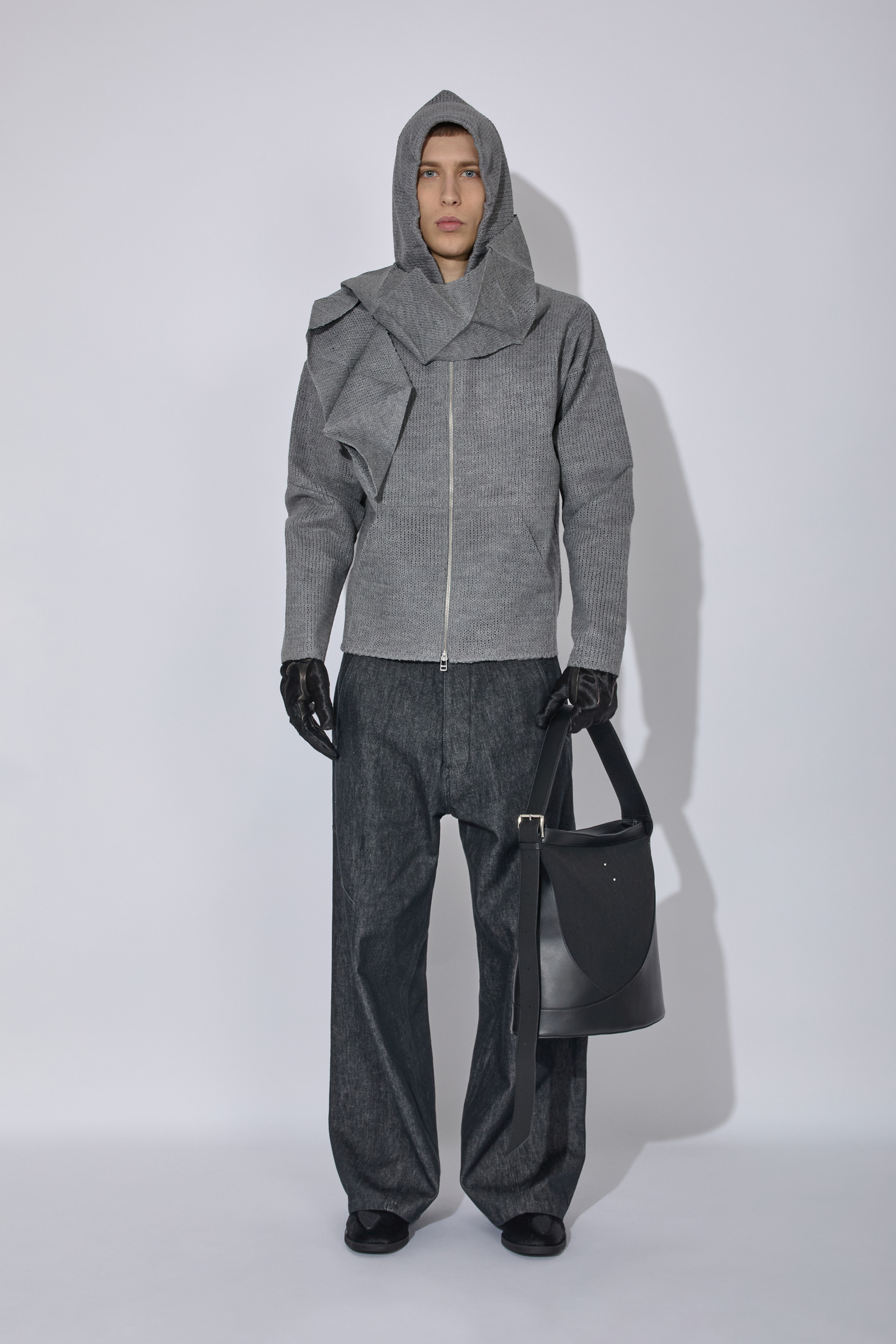 _J.L-A.L_ Cristal Hoodie J315778-M-Grey