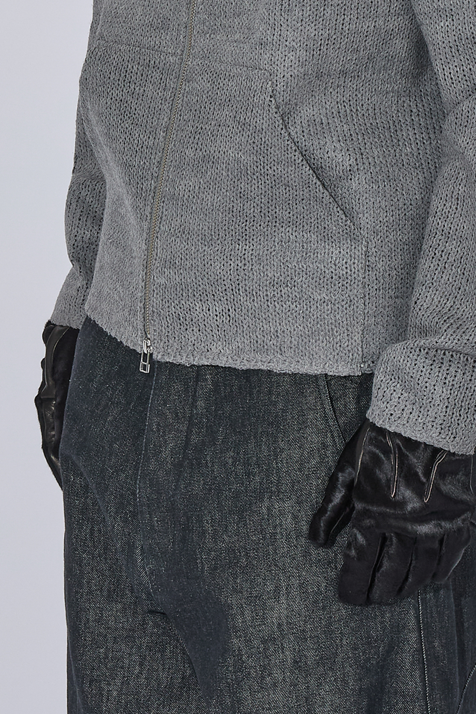 _J.L-A.L_ Cristal Hoodie J315778-M-Grey