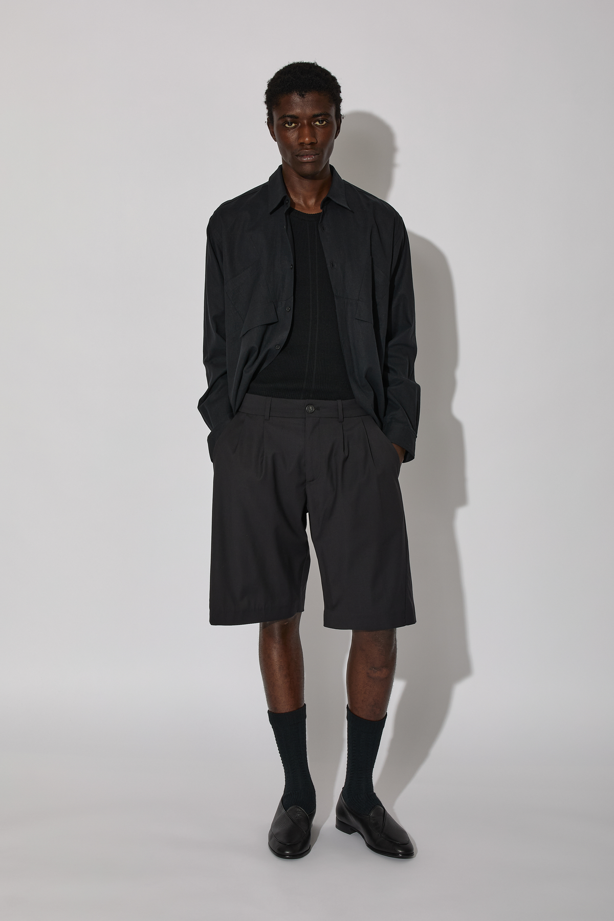 _J.L-A.L_ Mitre Shorts J327487-S-Black front