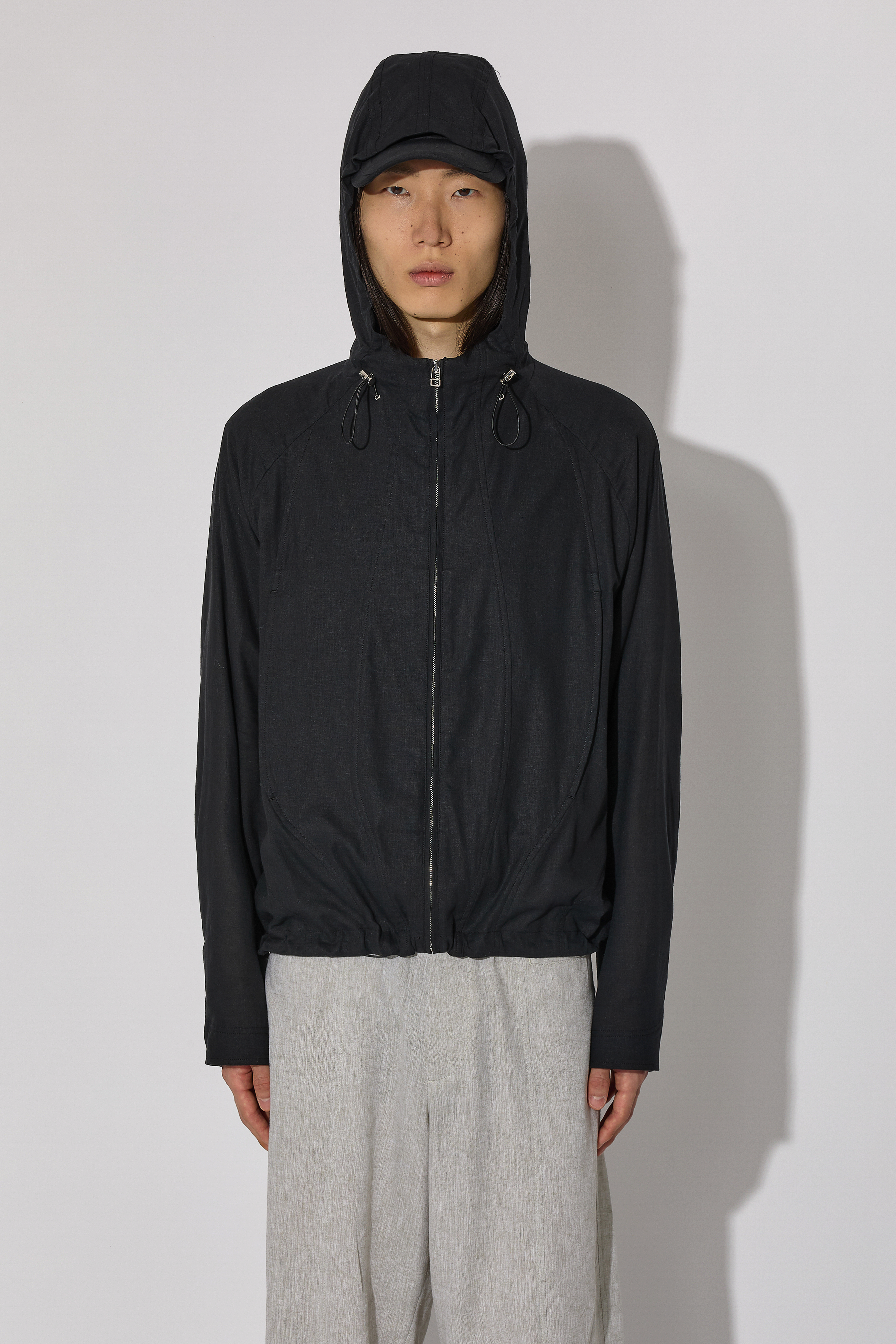 美品 _J.L-A.L ジェイラル 22AW Torrent Drawstring Hooded Jacket 
