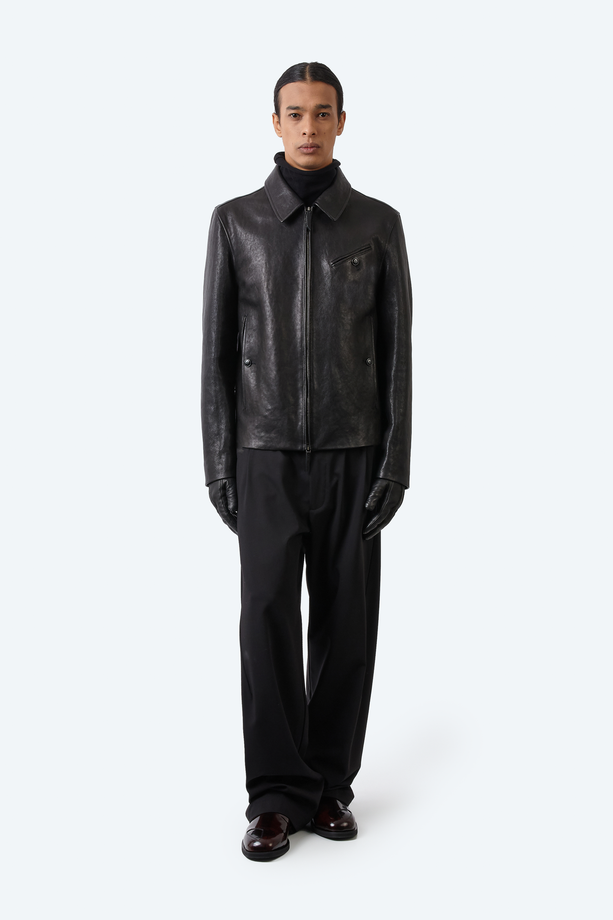 _J.L-A.L_ Vellum Jacket J347960-M-Black front