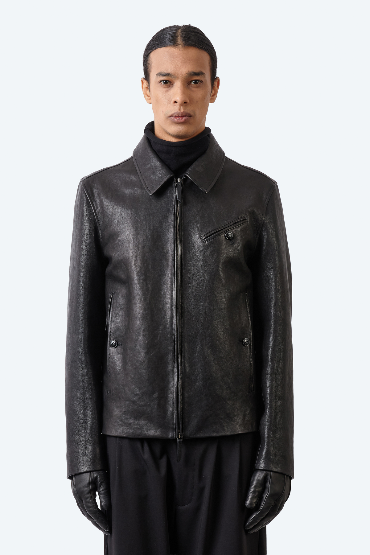 _J.L-A.L_ Vellum Jacket J347960-M-Black