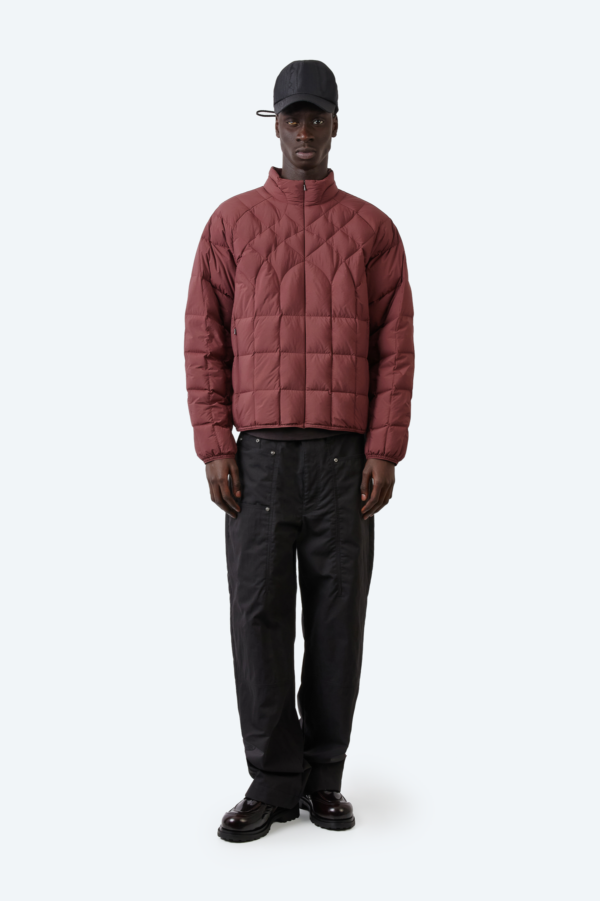 _J.L-A.L_ Damask Jacket J349012-M-Red front