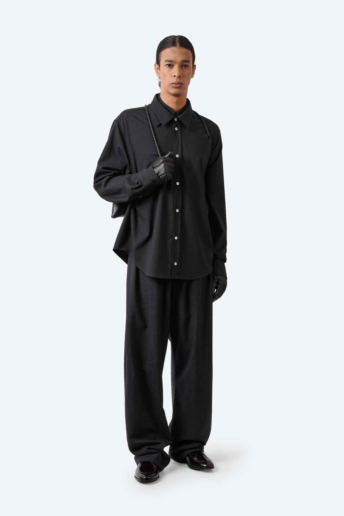 _J.L-A.L_ Triple Collar Shirt J349310-S-Black front