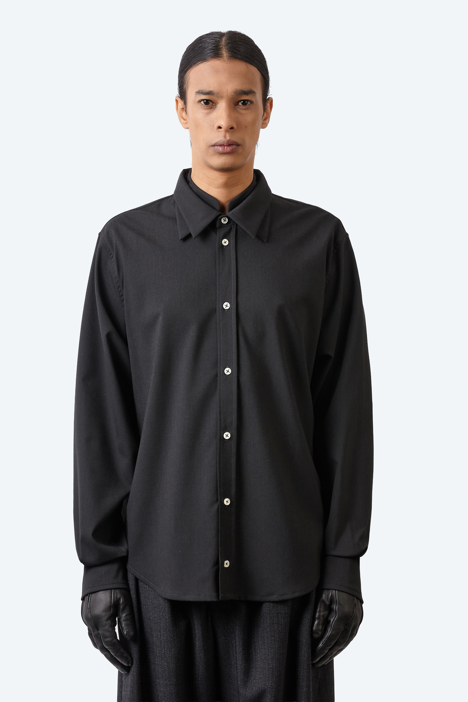 _J.L-A.L_ Triple Collar Shirt J349310-S-Black 2