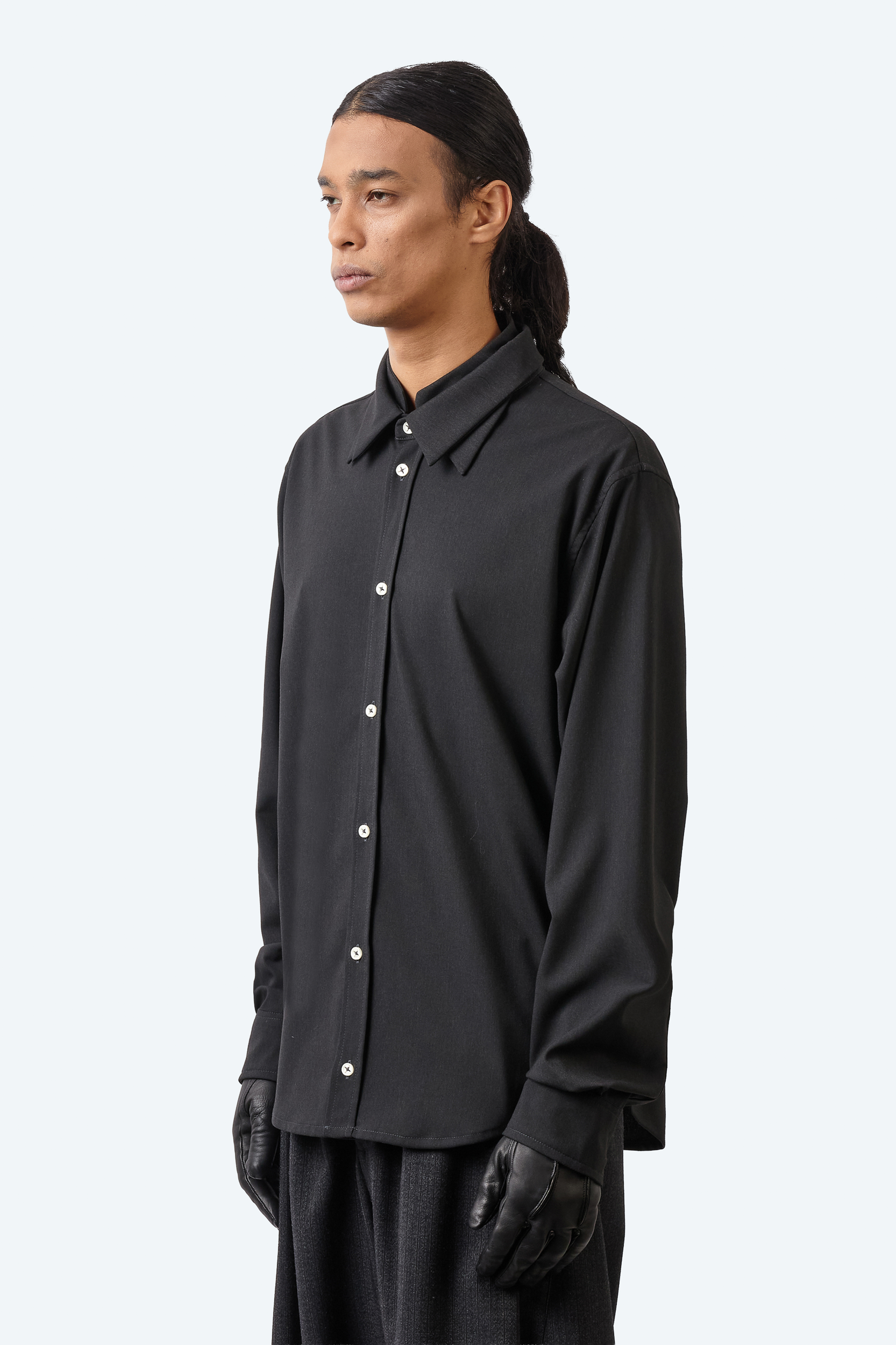 _J.L-A.L_ Triple Collar Shirt J349310-M-Black