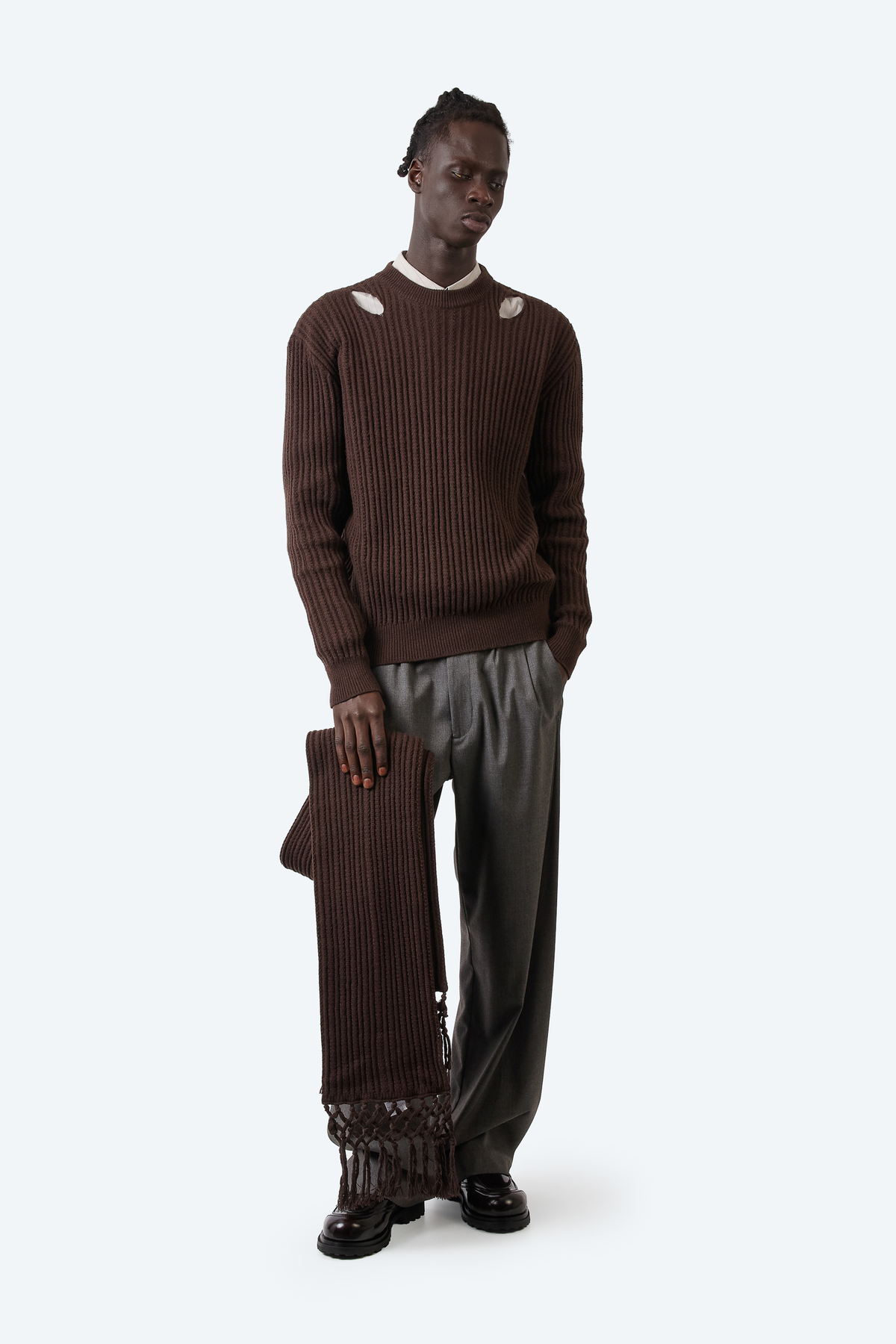 _J.L-A.L_ Dado Knit J349333-S-Brown front