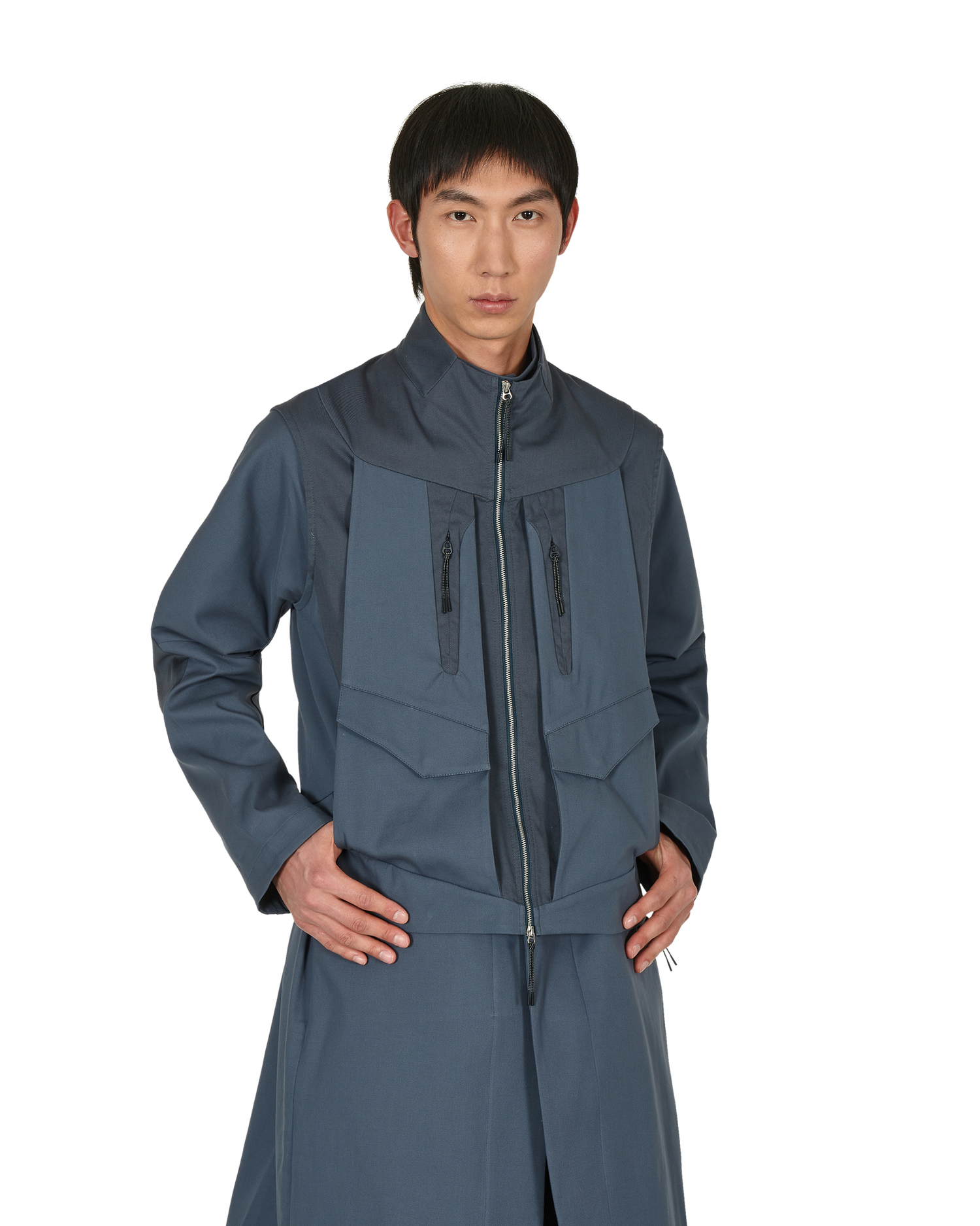 _J.L - A.L_ Delwa Vest J256232-S-Blue