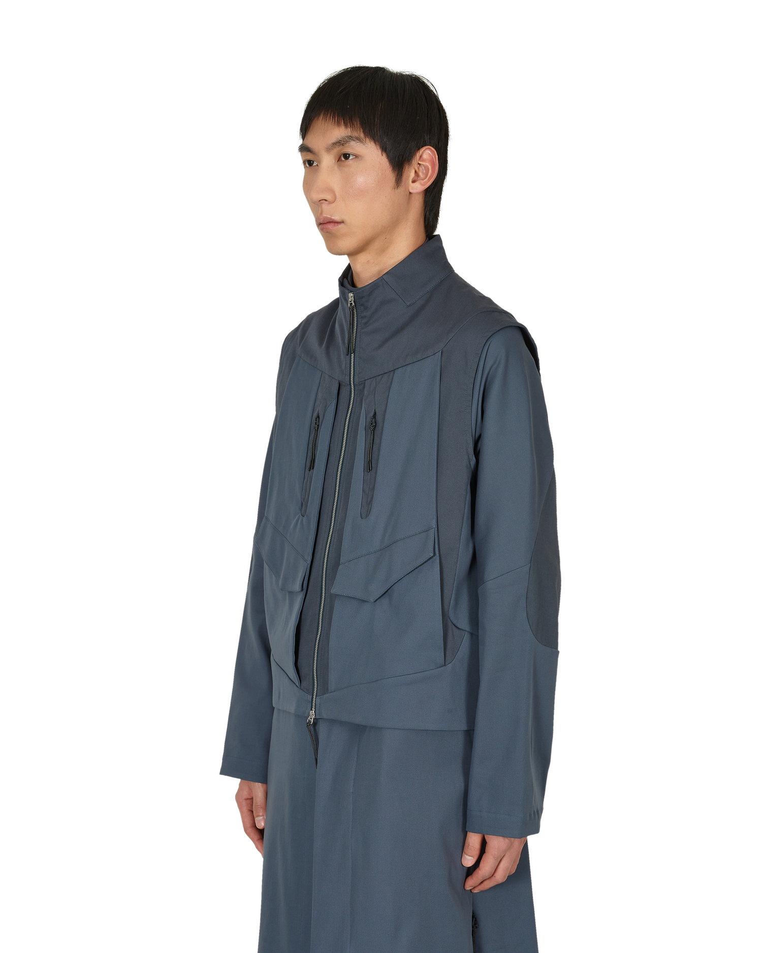 _J.L - A.L_ Delwa Vest J256232-S-Blue