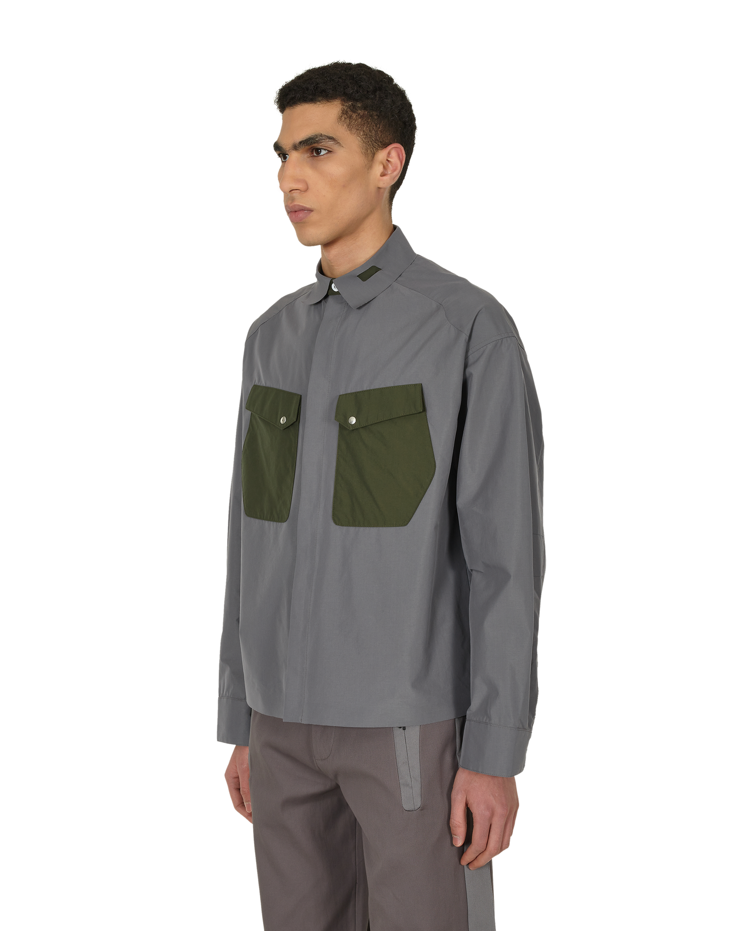 _J.L - A.L_ Cauter Shirt L/s J256248-XL-Grey