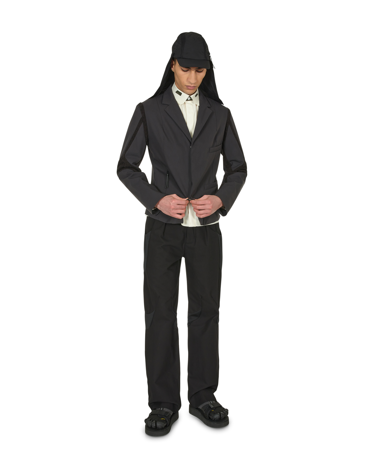 _J.L - A.L_ Fissure Blazer J256253-S-Grey
